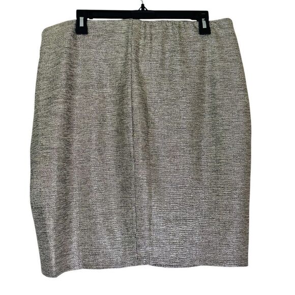 Torrid Mini Foil Knit Tulip Elastic Waistband Pull on Skirt Size 1X - Picture 4 of 8